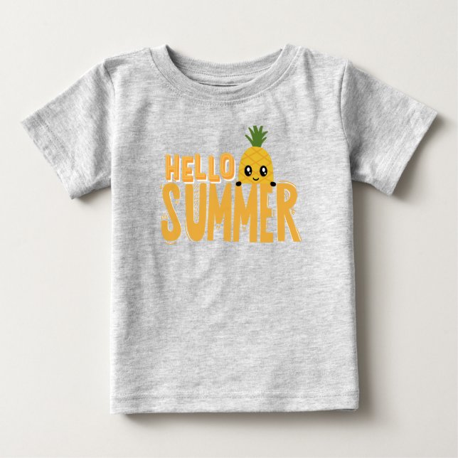 Hello Summer Baby T-Shirt (Front)