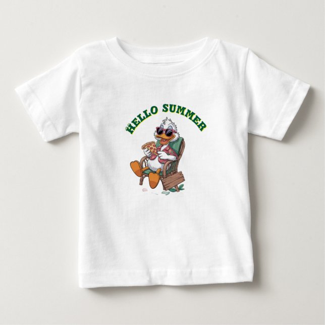 Hello summer  baby T-Shirt (Front)