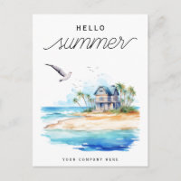 Hello Summer Beach House Ocean Business