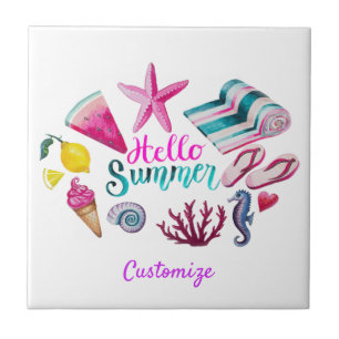 Hello Summer Beach Thunder-Cove Tile