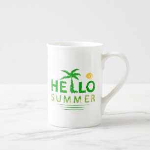 Hello Summer Bone China Mug