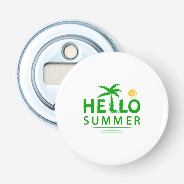 Hello Summer Bottle Opener (Front)