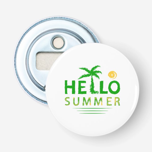 Hello Summer Bottle Opener (Front)