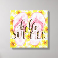 Hello Summer Canvas Print