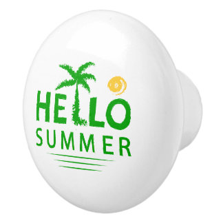 Hello Summer Ceramic Knob
