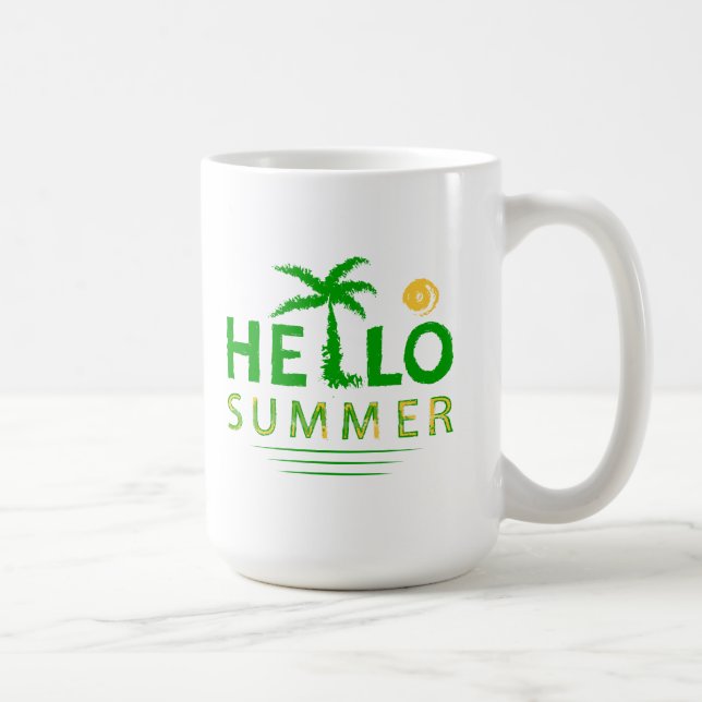 Hello Summer Coffee Mug (Right)
