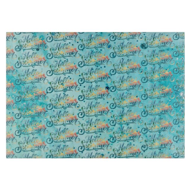 Hello Summer Cutting Board (Front)