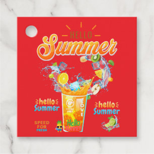 Hello Summer Favour Tags