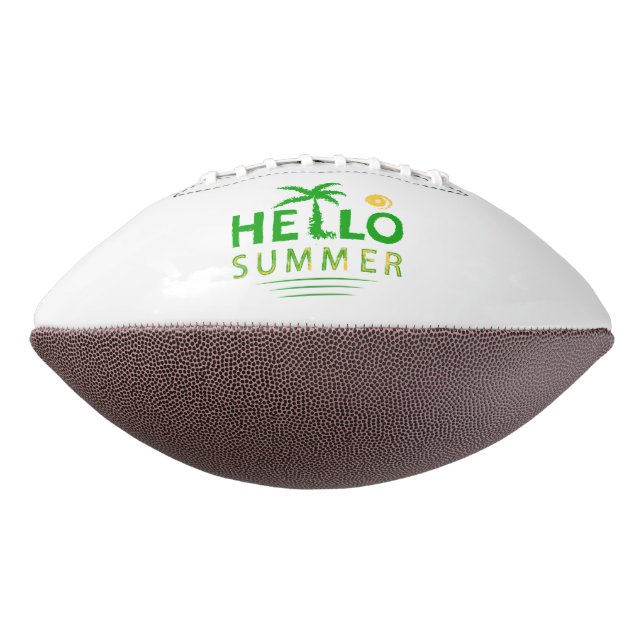 Hello Summer Football (Rotated 90)