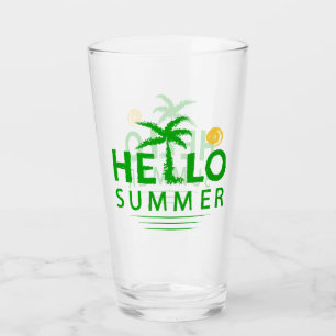 Hello Summer Glass