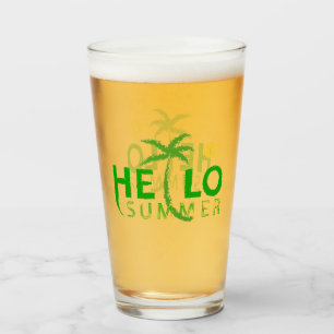Hello Summer Glass
