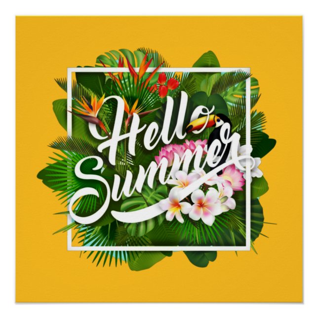 Hello Summer Glossy Poster (Front)