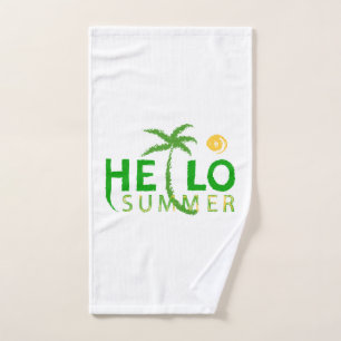 Hello Summer Hand Towel