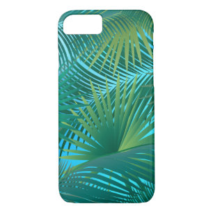 Hello Summer! Happy Day Travel Tropical palm tree Case-Mate iPhone Case