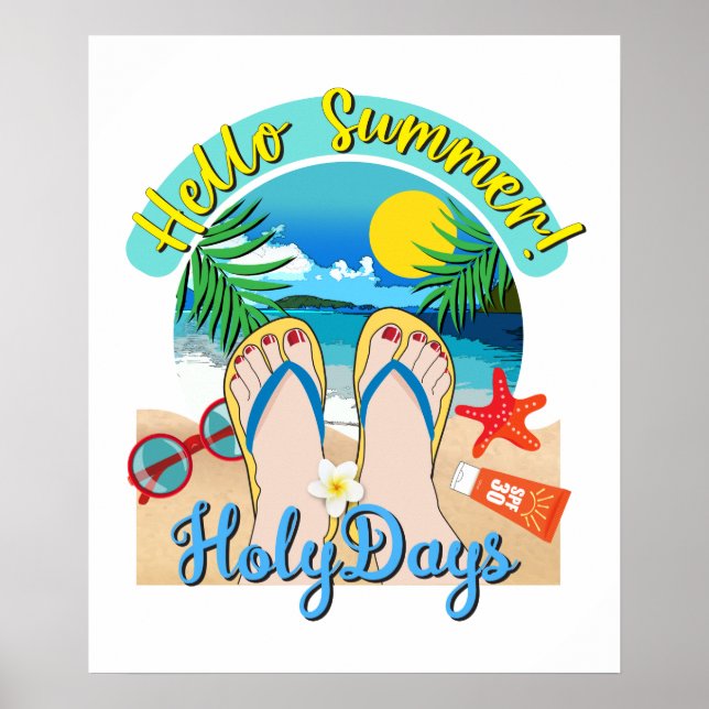 Hello Summer - HolyDays  Poster (Front)