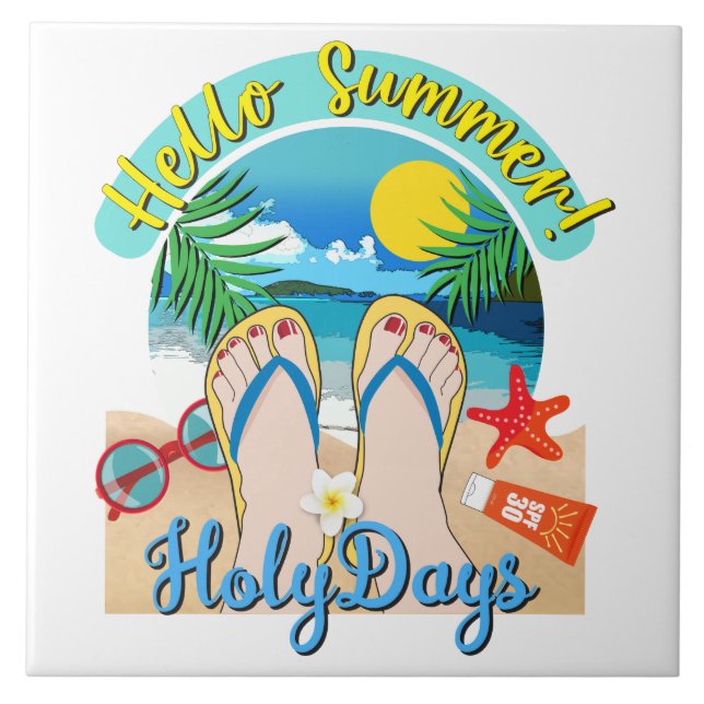 Hello Summer - HolyDays Tile (Front)