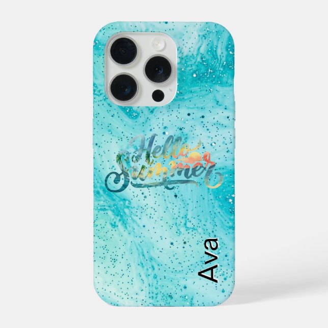 Hello Summer iPhone Case (Back)