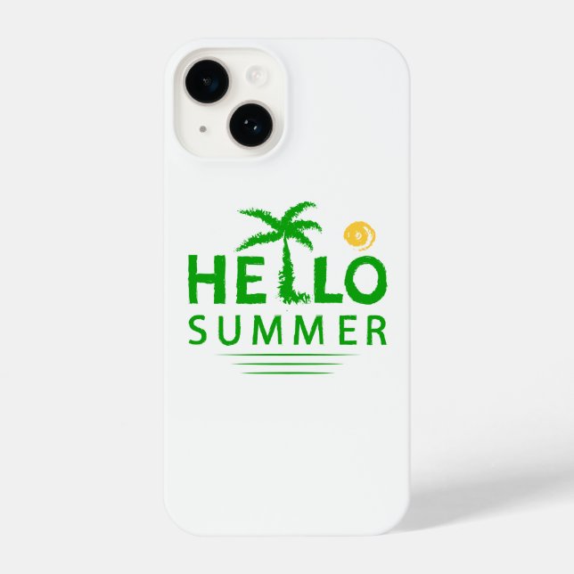 Hello Summer iPhone Case (Back)