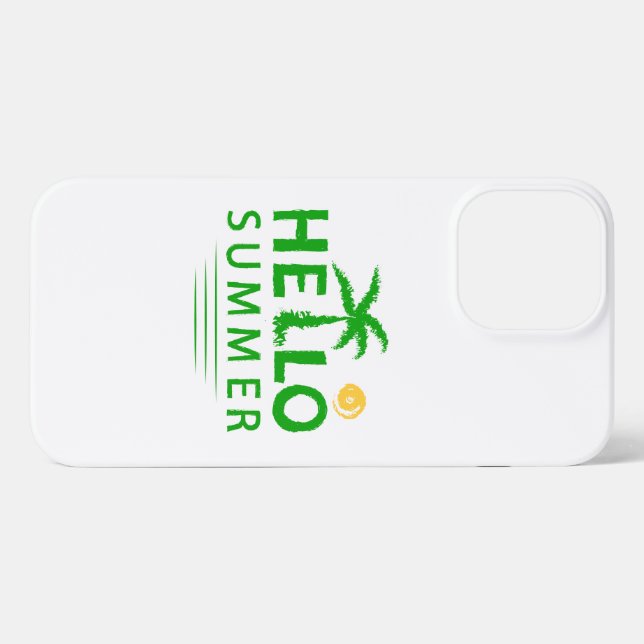 Hello Summer iPhone Case (Back Horizontal)