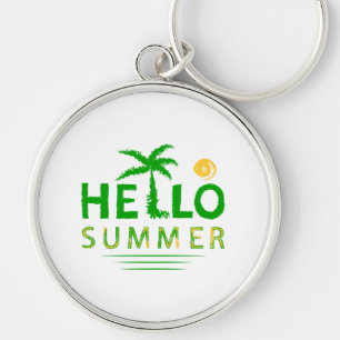 Hello Summer Keychain