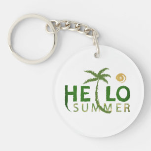 Hello Summer Keychain