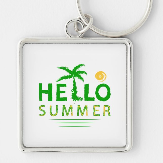 Hello Summer Keychain (Front)