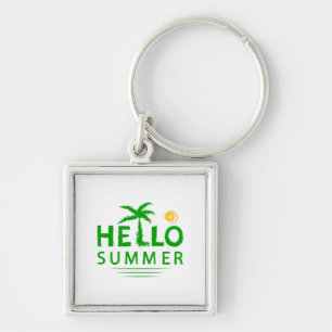 Hello Summer Keychain