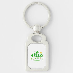Hello Summer Keychain