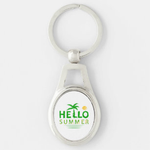 Hello Summer Keychain
