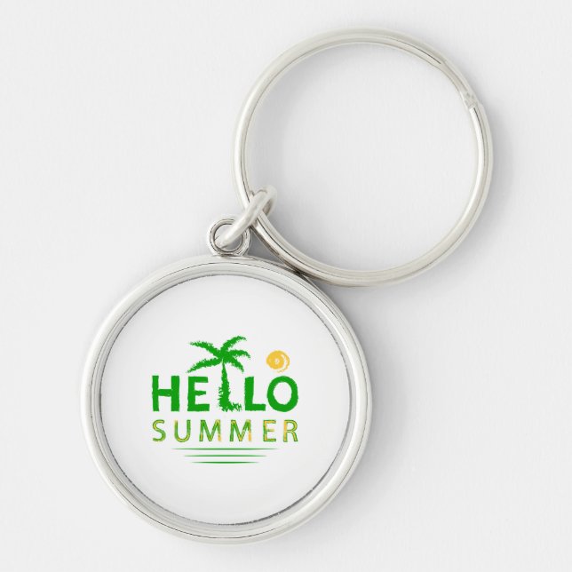 Hello Summer Keychain (Front)