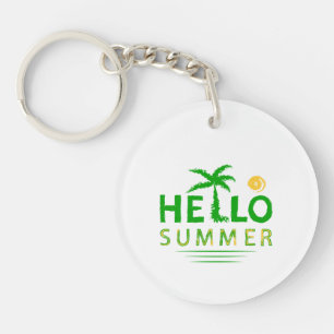 Hello Summer Keychain