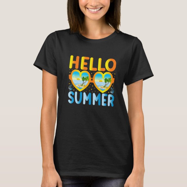Hello Summer Last Days Of School T-Shirt (Front)