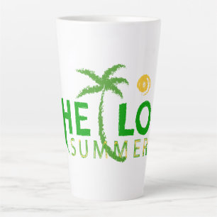 Hello Summer Latte Mug