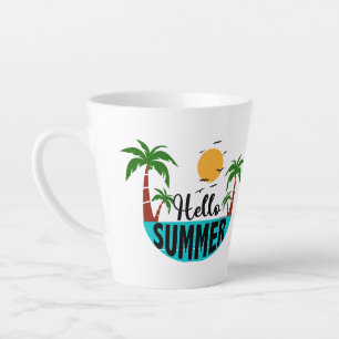 Hello Summer Latte Mug