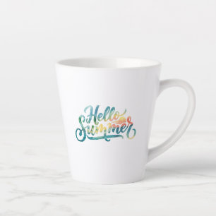 Hello Summer Latte Mug