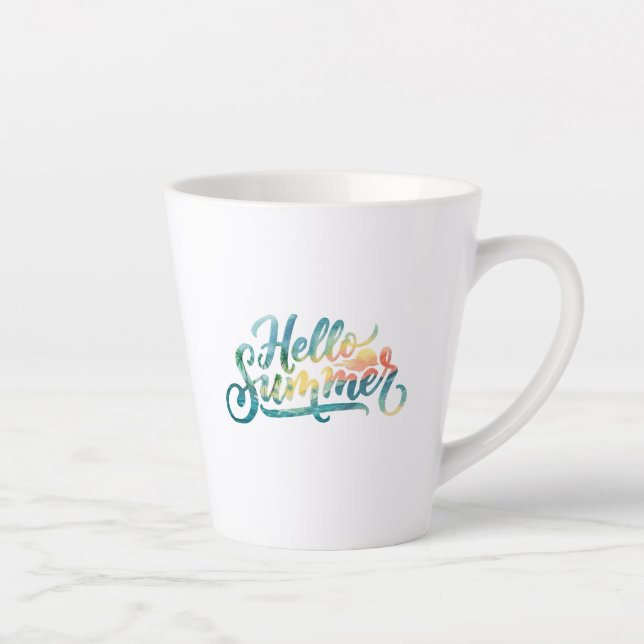 Hello Summer Latte Mug (Right)