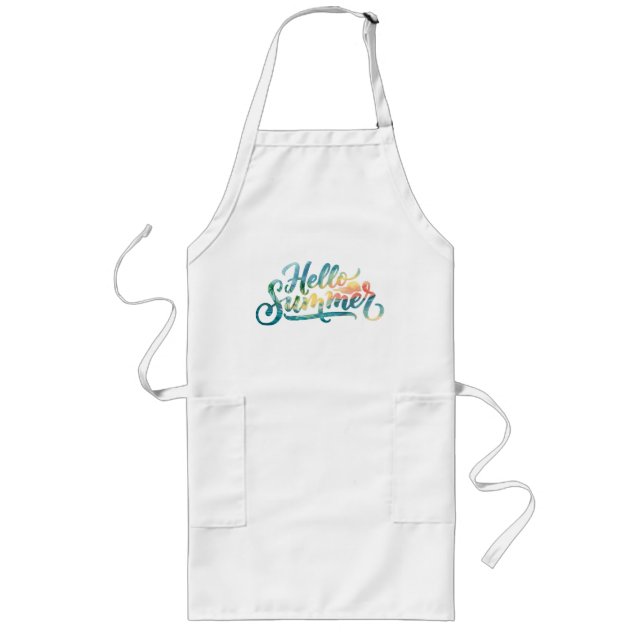 Hello Summer Long Apron (Front)
