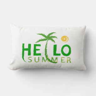 Hello Summer Lumbar Pillow