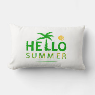 Hello Summer Lumbar Pillow