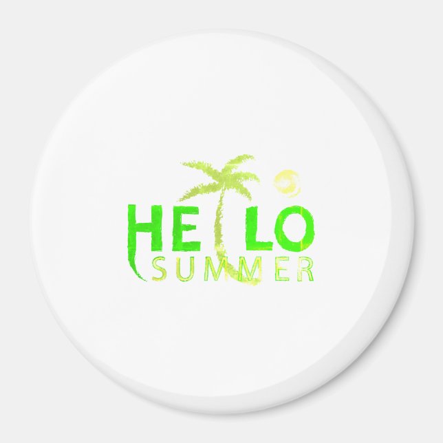 Hello Summer Magnet (Front)