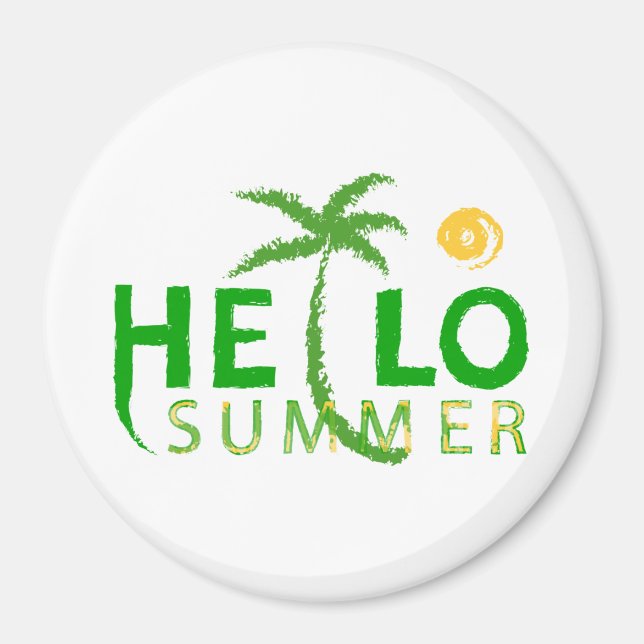 Hello Summer Magnet (Front)