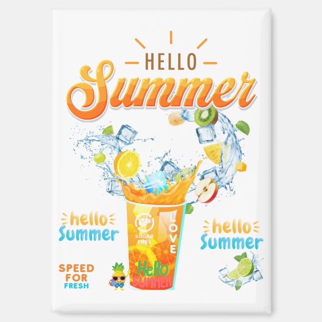 Hello Summer Magnet (Front)