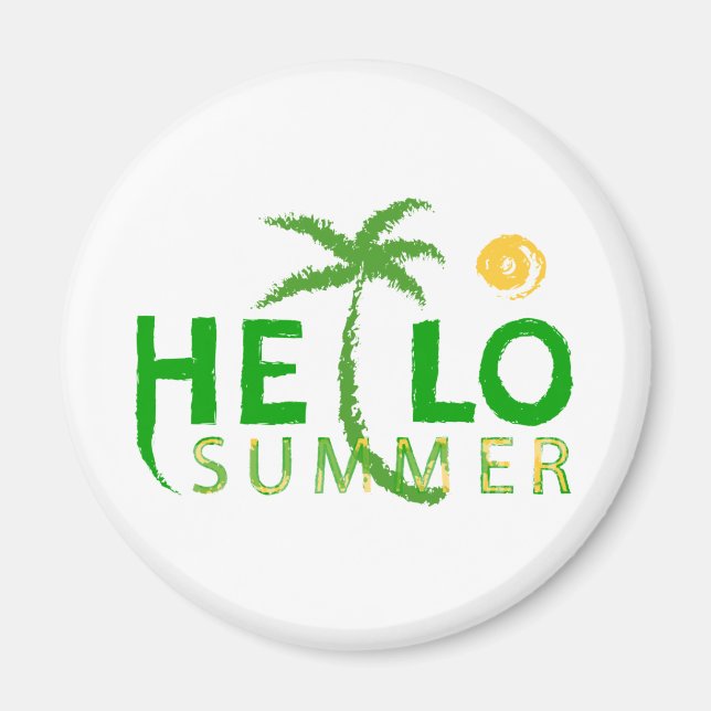 Hello Summer Magnet (Front)