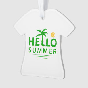 Hello Summer Ornament