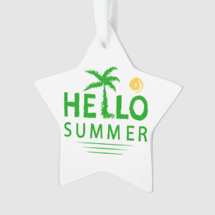 Hello Summer Ornament