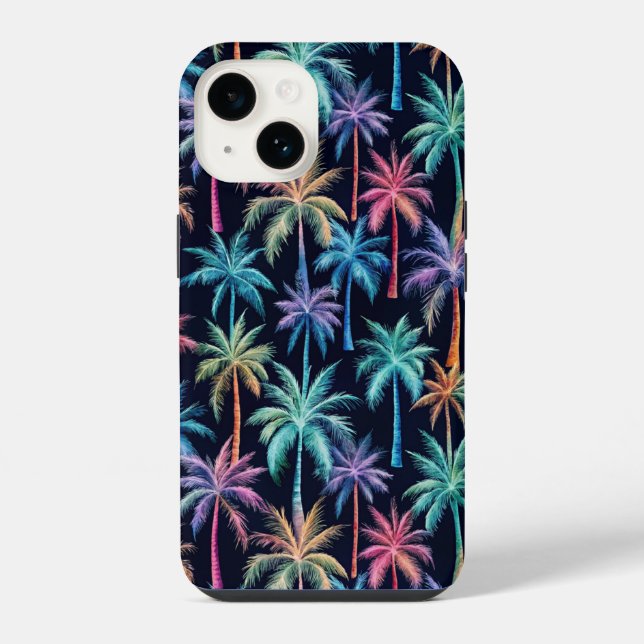 Hello Summer Palms iPhone Case (Back)