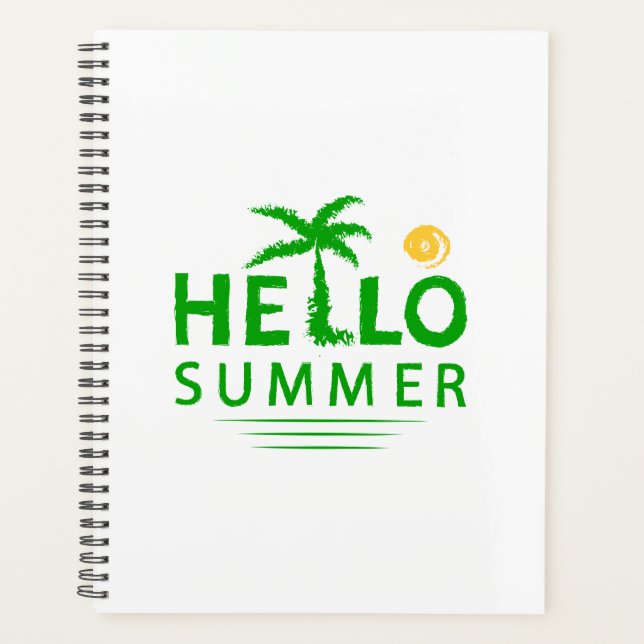 Hello Summer Planner (Front)