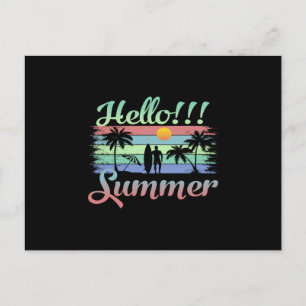 Hello Summer Postcard