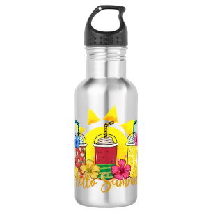 Hello Summer   Refreshing Tropical Fruit Smoothie 532 Ml Water Bottle