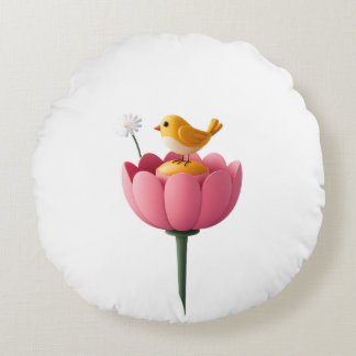 Hello summer  round pillow